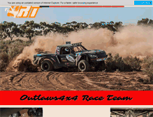 Tablet Screenshot of outlaws4x4.com